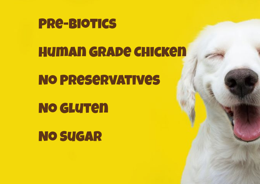 WOKY! Gut Friendly Wet dog food - Chicken & Liver with Added Prebiotics - for Adult Dogs 110gms (Pack of 6 Pc)