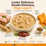 WOKY! - Gut & Digestion Focused Wet Gravy Dog Food (100gms)
