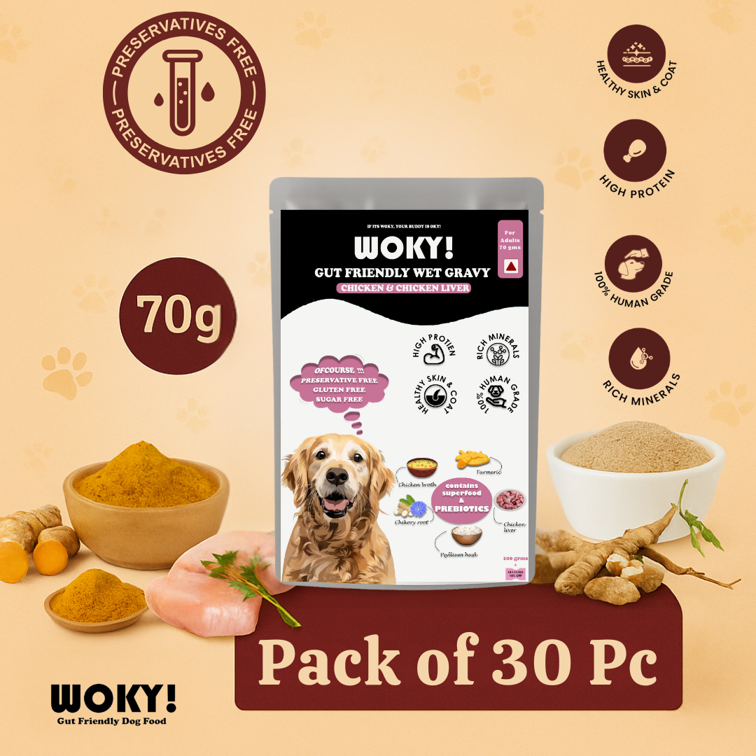 Chicken & Chicken Liver Added Prebiotics - Adult Dogs 70gms (Pack of 6 Pc)